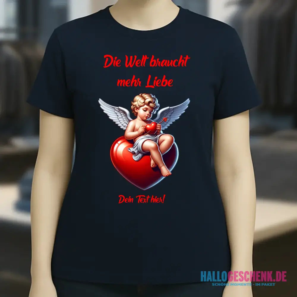 Mehr Liebe • Valentinstag • Ladies Premium T-Shirt XS-2XL aus Bio-Baumwolle für Damen • Exklusivdesign • personalisiert