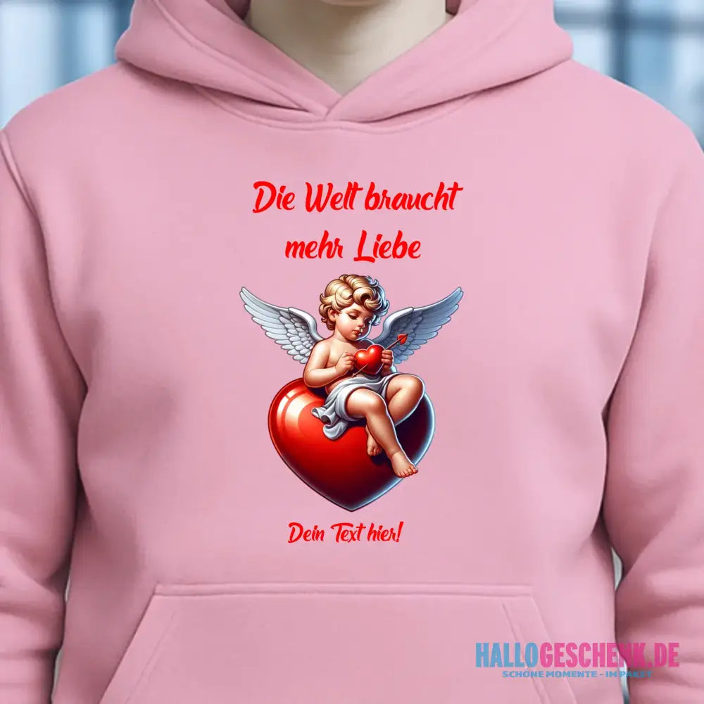 Mehr Liebe • Valentinstag • Unisex Premium Hoodie XS-5XL aus Bio-Baumwolle für Damen & Herren