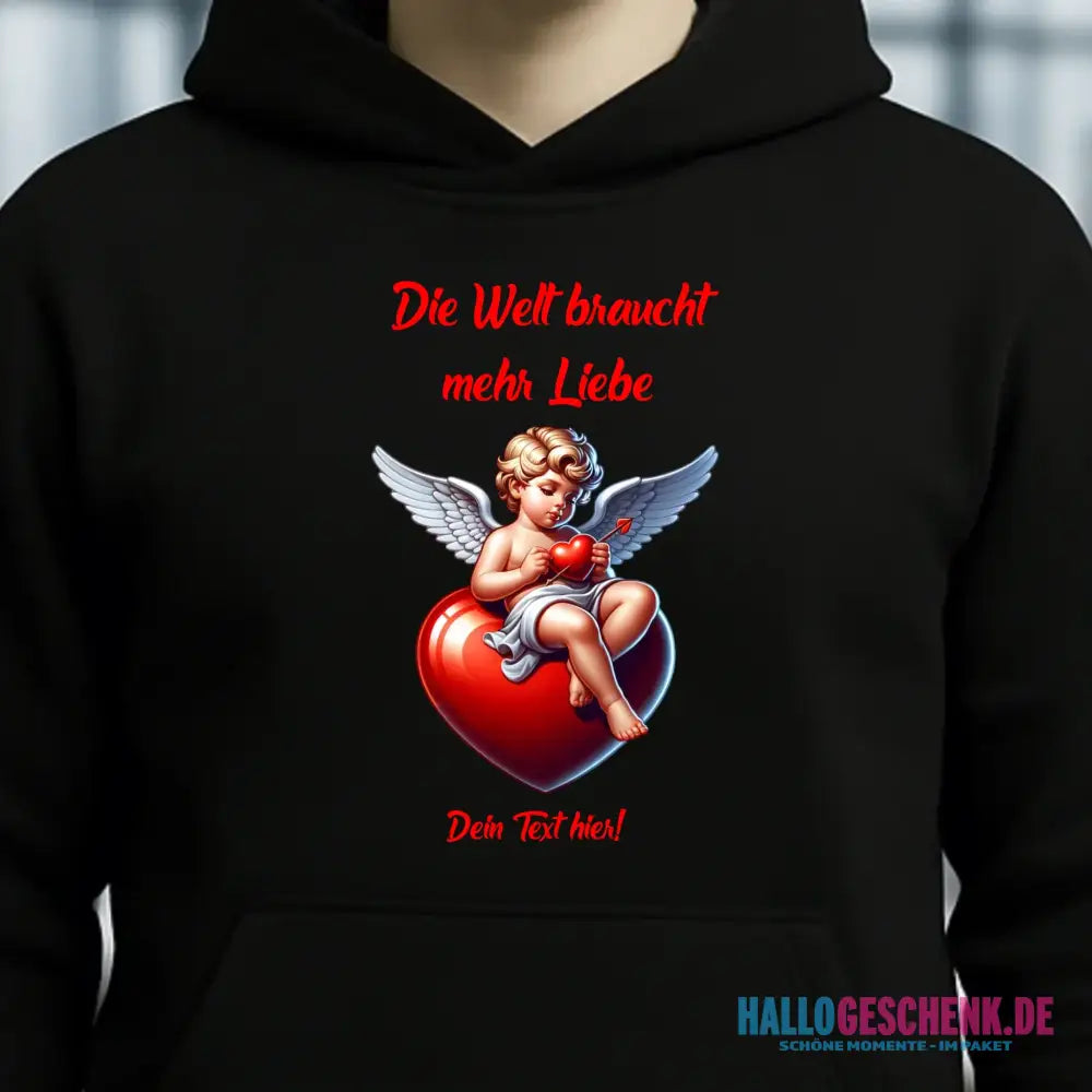 Mehr Liebe • Valentinstag • Unisex Premium Hoodie XS-5XL aus Bio-Baumwolle für Damen & Herren