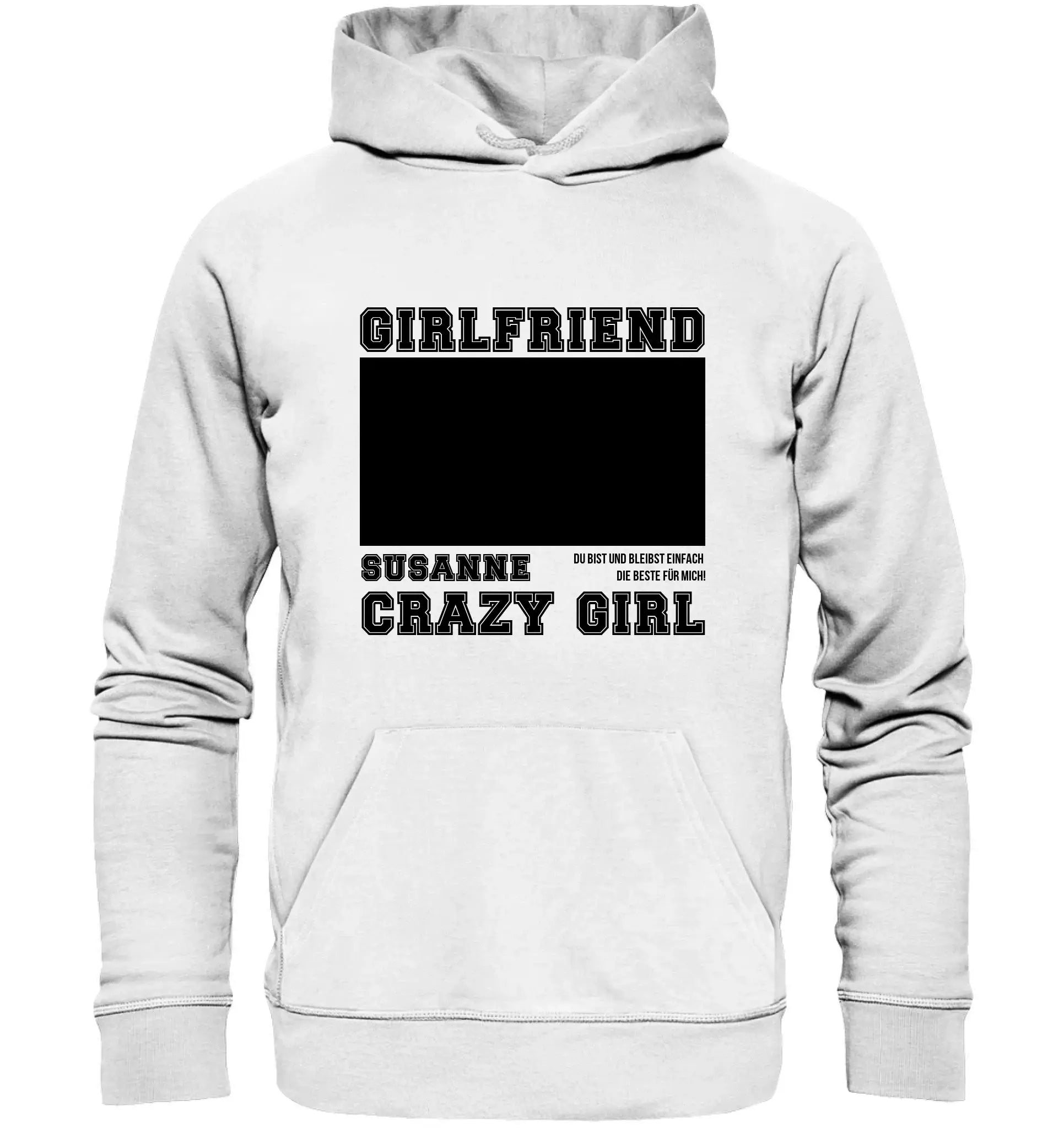 Mein Fotomotiv 13 (1-2 Bilder) • mehrere Artikel • ’Statement-Collection’ • Wunschtext • personalisiert - Unisex Hoodie