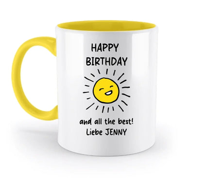 Mein Motiv • Tasse (spülmaschinenfest) - Tassen / Yellow / 330ml - personalisierte Tasse