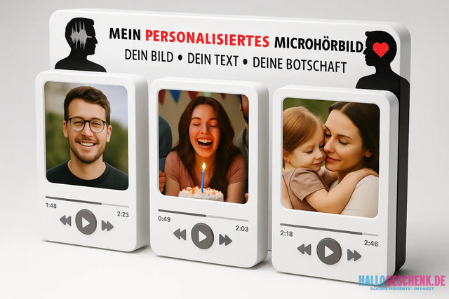 Mein personalisiertes Microhörbild - Dein Bild & Text als Wunschvideo mit deiner Botschaft • personalisiertes Video