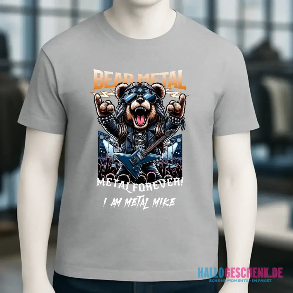 METAL FOREVER! • Musik • Music • Heavy Metal • Rock • Unisex Premium T-Shirt XS-5XL aus Bio-Baumwolle für Herren & Damen • personalisiert • Motivprodukt