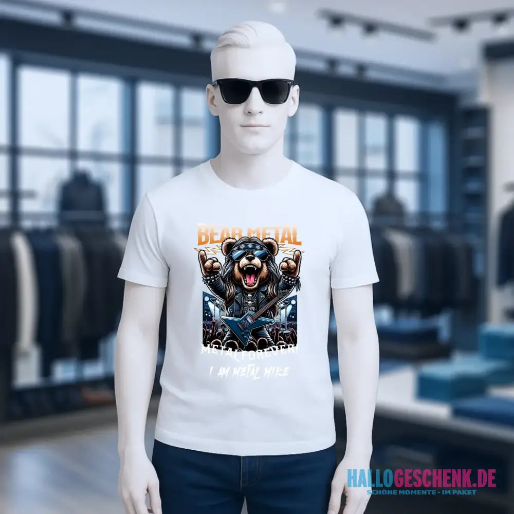 METAL FOREVER! • Musik • Music • Heavy Metal • Rock • Unisex Premium T-Shirt XS-5XL aus Bio-Baumwolle für Herren & Damen • personalisiert • Motivprodukt