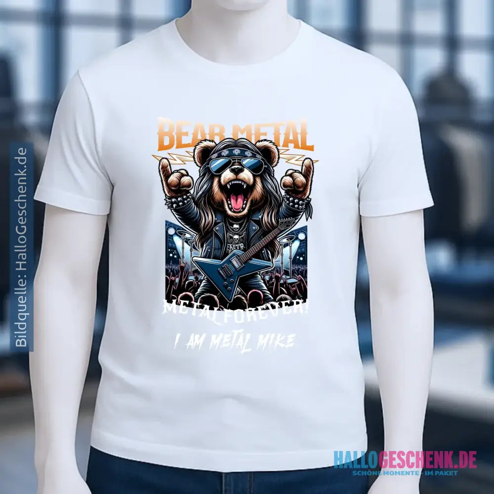 METAL FOREVER! • Musik • Music • Heavy Metal • Rock • Unisex Premium T-Shirt XS-5XL aus Bio-Baumwolle für Herren & Damen • personalisiert • Motivprodukt