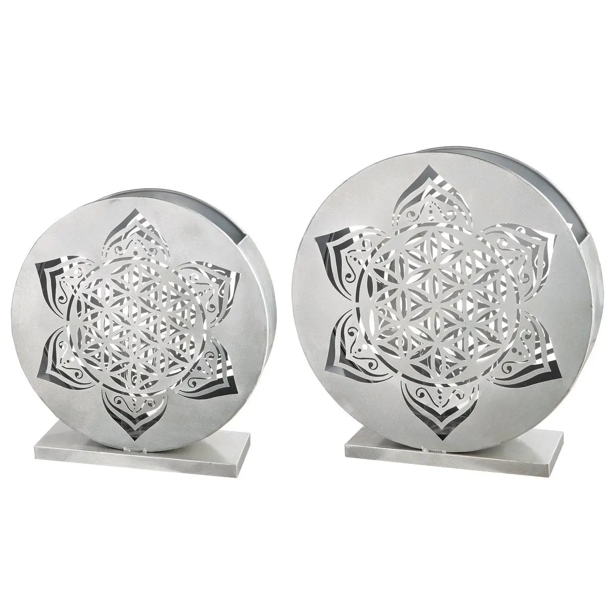 Metall Windlicht ’Mandala’ Serie 2