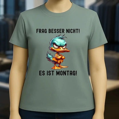 Miese Ente • Passe den Text an • Ladies Premium T-Shirt XS-2XL aus Bio-Baumwolle für Damen • Exklusivdesign • personalisiert