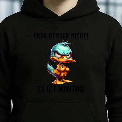 Miese Ente • Passe den Text an • Unisex Premium Hoodie XS-5XL aus Bio-Baumwolle für Damen & Herren • Exklusivdesign • personalisiert
