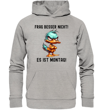 Miese Ente • Passe den Text an • Unisex Premium Hoodie XS - 5XL aus Bio - Baumwolle für Damen & Herren • Exklusivdesign • personalisiert - HalloGeschenk.de