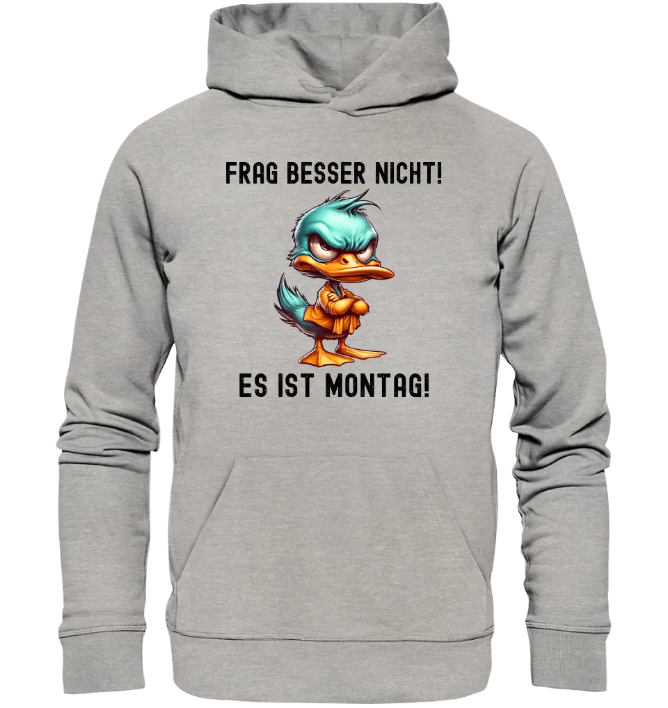 Miese Ente • Passe den Text an • Unisex Premium Hoodie XS-5XL aus Bio-Baumwolle für Damen & Herren • Exklusivdesign • personalisiert