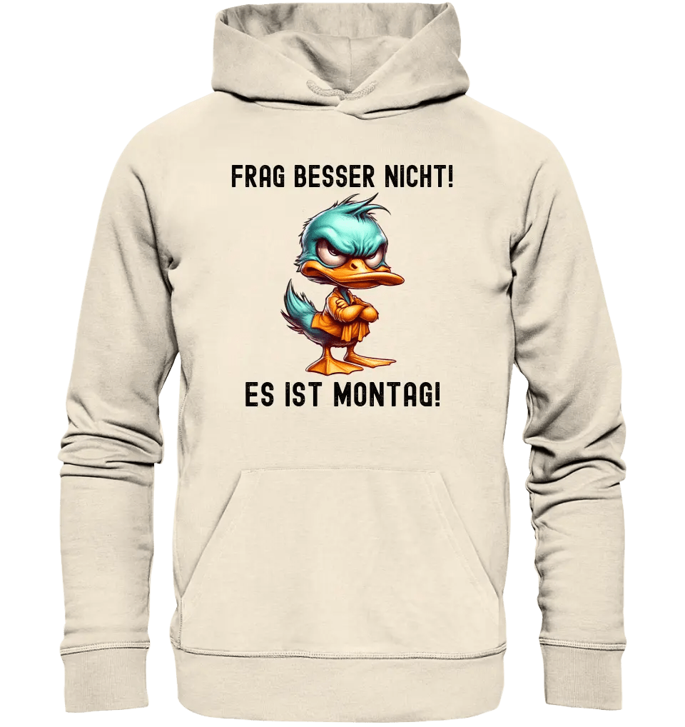 Miese Ente • Passe den Text an • Unisex Premium Hoodie XS-5XL aus Bio-Baumwolle für Damen & Herren • Exklusivdesign • personalisiert