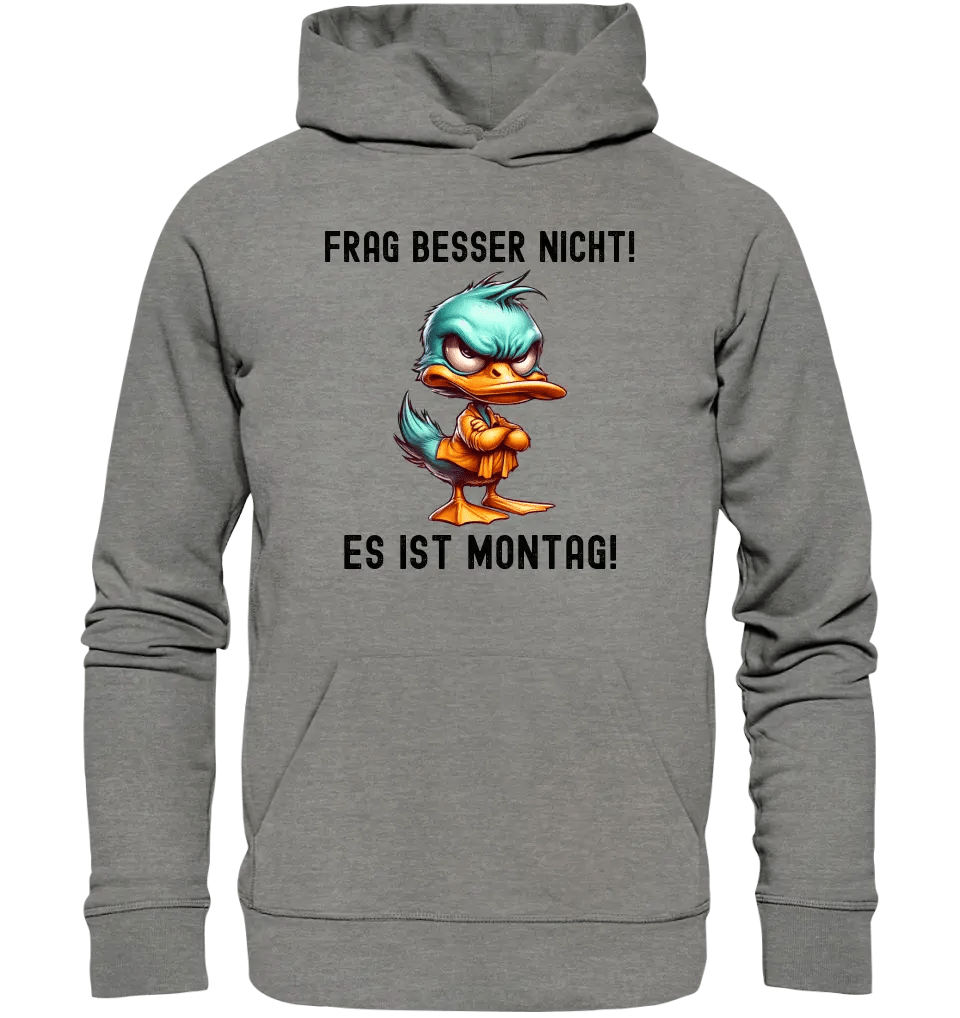 Miese Ente • Passe den Text an • Unisex Premium Hoodie XS - 5XL aus Bio - Baumwolle für Damen & Herren • Exklusivdesign • personalisiert - HalloGeschenk.de