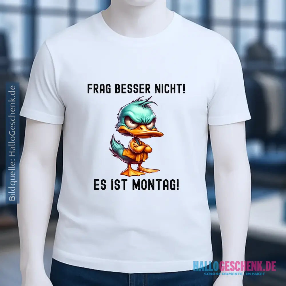 Miese Ente • Passe den Text an • Unisex Premium T-Shirt XS-5XL aus Bio-Baumwolle für Damen & Herren • Exklusivdesign • personalisiert