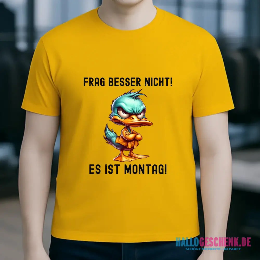 Miese Ente • Passe den Text an • Unisex Premium T-Shirt XS-5XL aus Bio-Baumwolle für Damen & Herren • Exklusivdesign • personalisiert