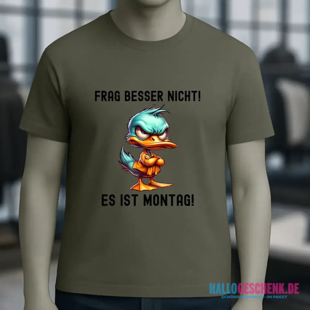 Miese Ente • Passe den Text an • Unisex Premium T-Shirt XS-5XL aus Bio-Baumwolle für Damen & Herren • Exklusivdesign • personalisiert