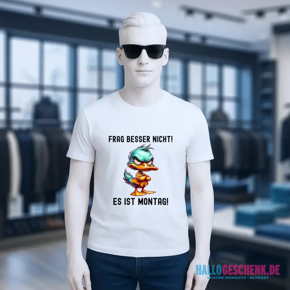 Miese Ente • Passe den Text an • Unisex Premium T-Shirt XS-5XL aus Bio-Baumwolle für Damen & Herren • Exklusivdesign • personalisiert