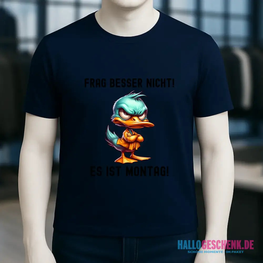 Miese Ente • Passe den Text an • Unisex Premium T-Shirt XS-5XL aus Bio-Baumwolle für Damen & Herren • Exklusivdesign • personalisiert