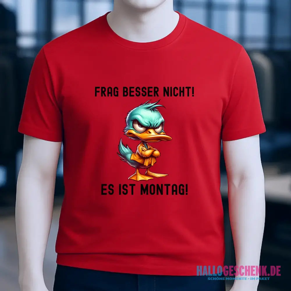 Miese Ente • Passe den Text an • Unisex Premium T-Shirt XS-5XL aus Bio-Baumwolle für Damen & Herren • Exklusivdesign • personalisiert
