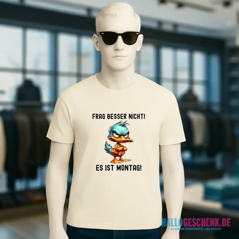 Miese Ente • Passe den Text an • Unisex Premium T-Shirt XS-5XL aus Bio-Baumwolle für Damen & Herren • Exklusivdesign • personalisiert