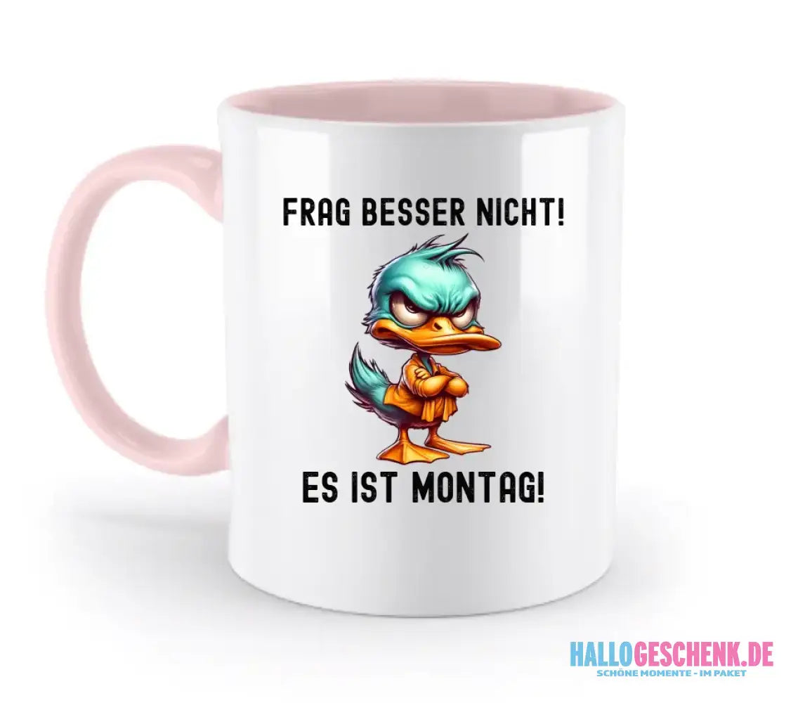 Miese Ente • Passe den Text an • zweifarbige Tasse • Exklusivdesign • personalisiert