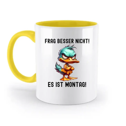 Miese Ente • Passe den Text an • zweifarbige Tasse • Exklusivdesign • personalisiert