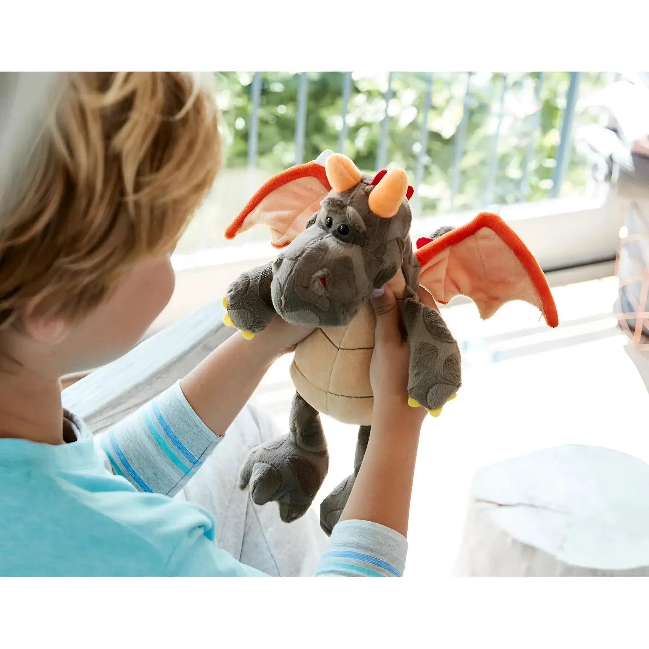 MiniFeet® Drache Edda Kuschelfreundin • Stofftier • Plüschtier - Plüschtier