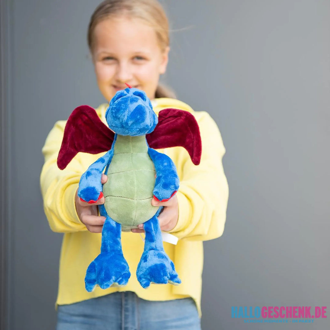 MiniFeet® Drache Magnus Kuschelfreund • Stofftier • Plüschtier - Plüschtier