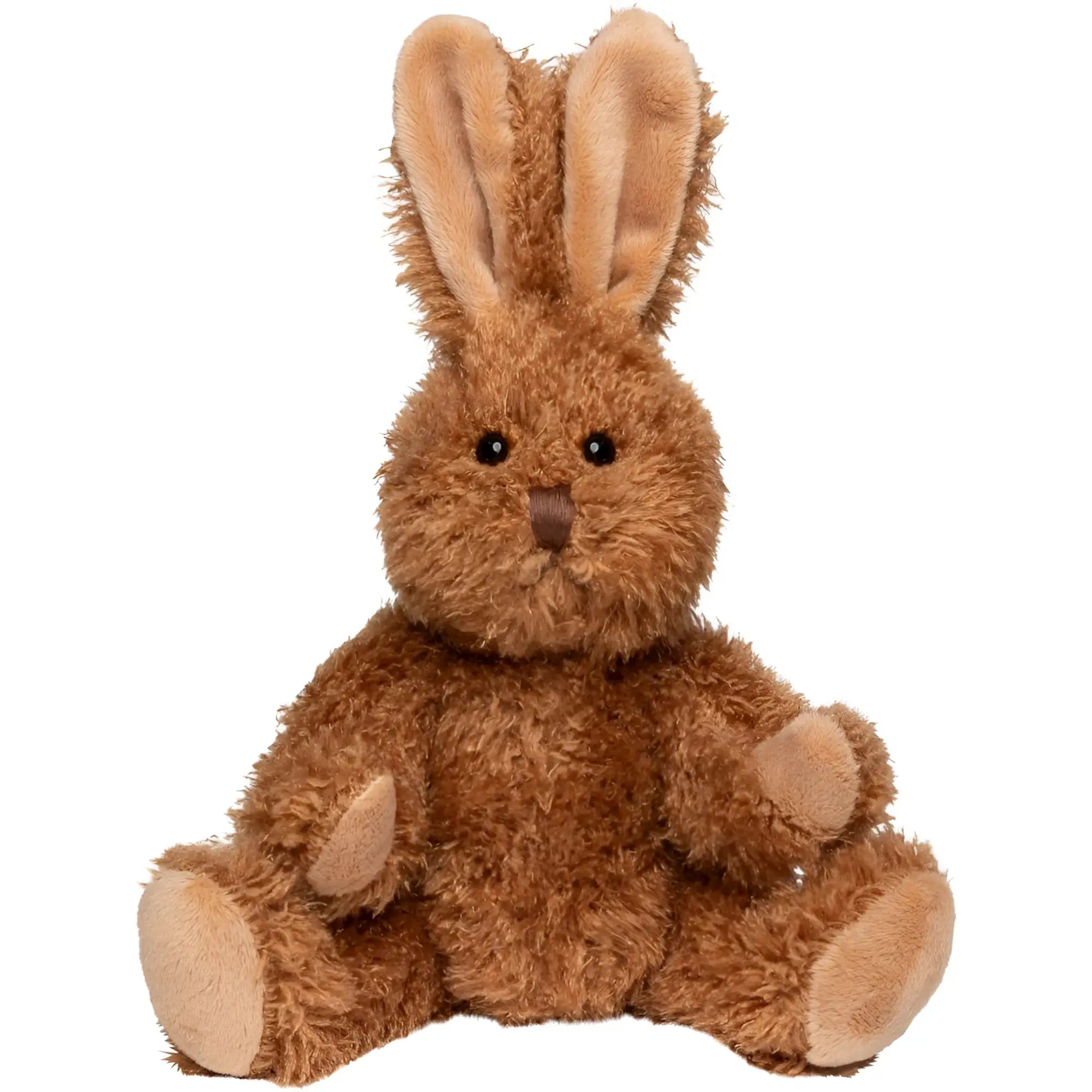 MiniFeet Hase Lina plüschtier mit weichem braunem fell und hellen pfoten aus stoff für kuschelige spielmomente