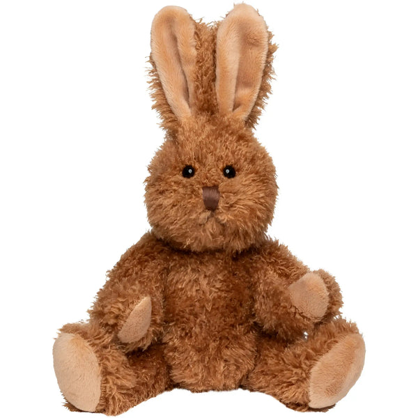 MiniFeet Hase Lina plüschtier mit weichem braunem fell und hellen pfoten aus stoff für kuschelige spielmomente
