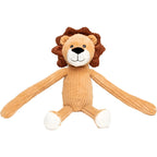 plush lion toy mini feet lanky legends löwe leon mit tan und braun corduroy body weiß paws und stitched face