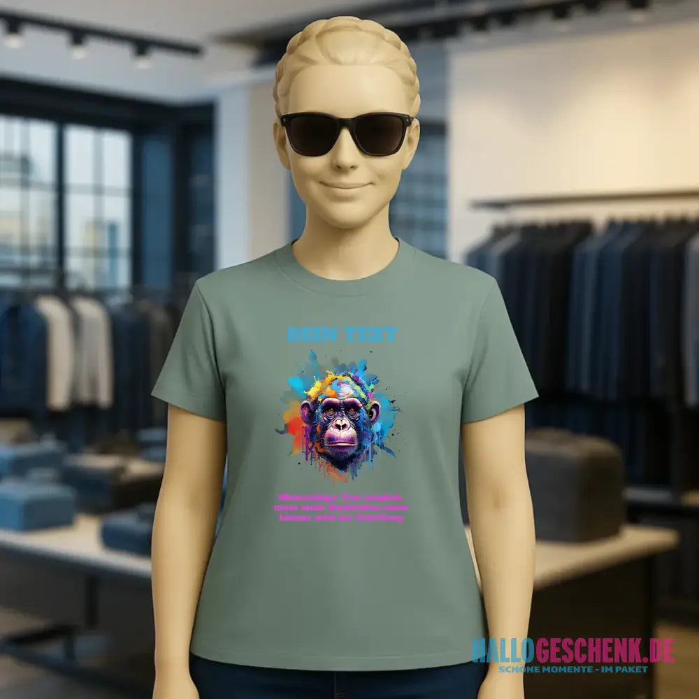 MIX-IT-DESIGNER Motivauswahl • Damen T-Shirt Fitted • Bio • personalisiert