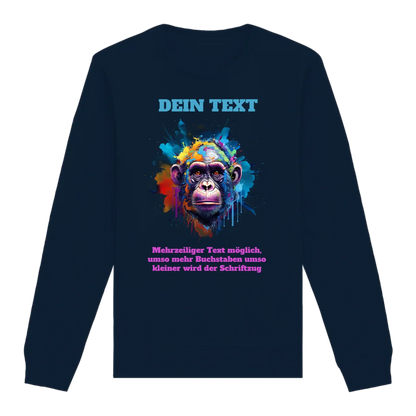 MIX-IT-DESIGNER Motivauswahl • Unisex Sweatshirt Bio-Baumwolle in 4 Farben XS-3XL • personalisiert