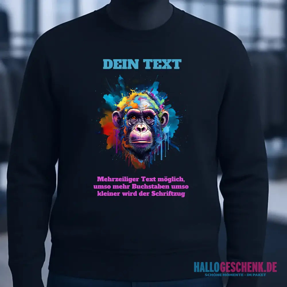 MIX-IT-DESIGNER Motivauswahl • Unisex Sweatshirt Bio-Baumwolle in 4 Farben XS-3XL • personalisiert