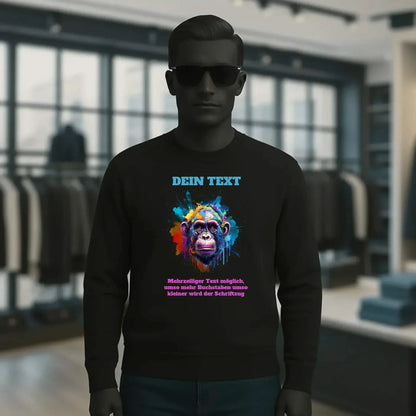 MIX-IT-DESIGNER Motivauswahl • Unisex Sweatshirt Bio-Baumwolle in 4 Farben XS-3XL • personalisiert
