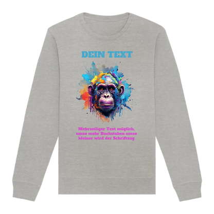 MIX-IT-DESIGNER Motivauswahl • Unisex Sweatshirt Bio-Baumwolle in 4 Farben XS-3XL • personalisiert