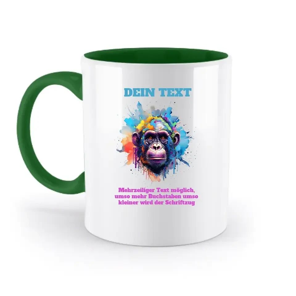 MIX-IT-DESIGNER Motivauswahl • zweifarbige Tasse • personalisiert