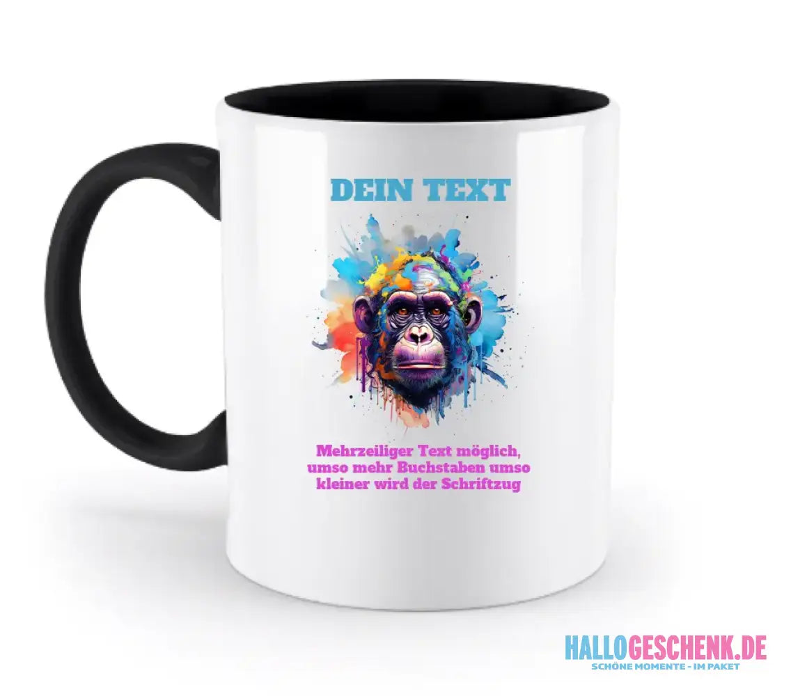 MIX-IT-DESIGNER Motivauswahl • zweifarbige Tasse • personalisiert