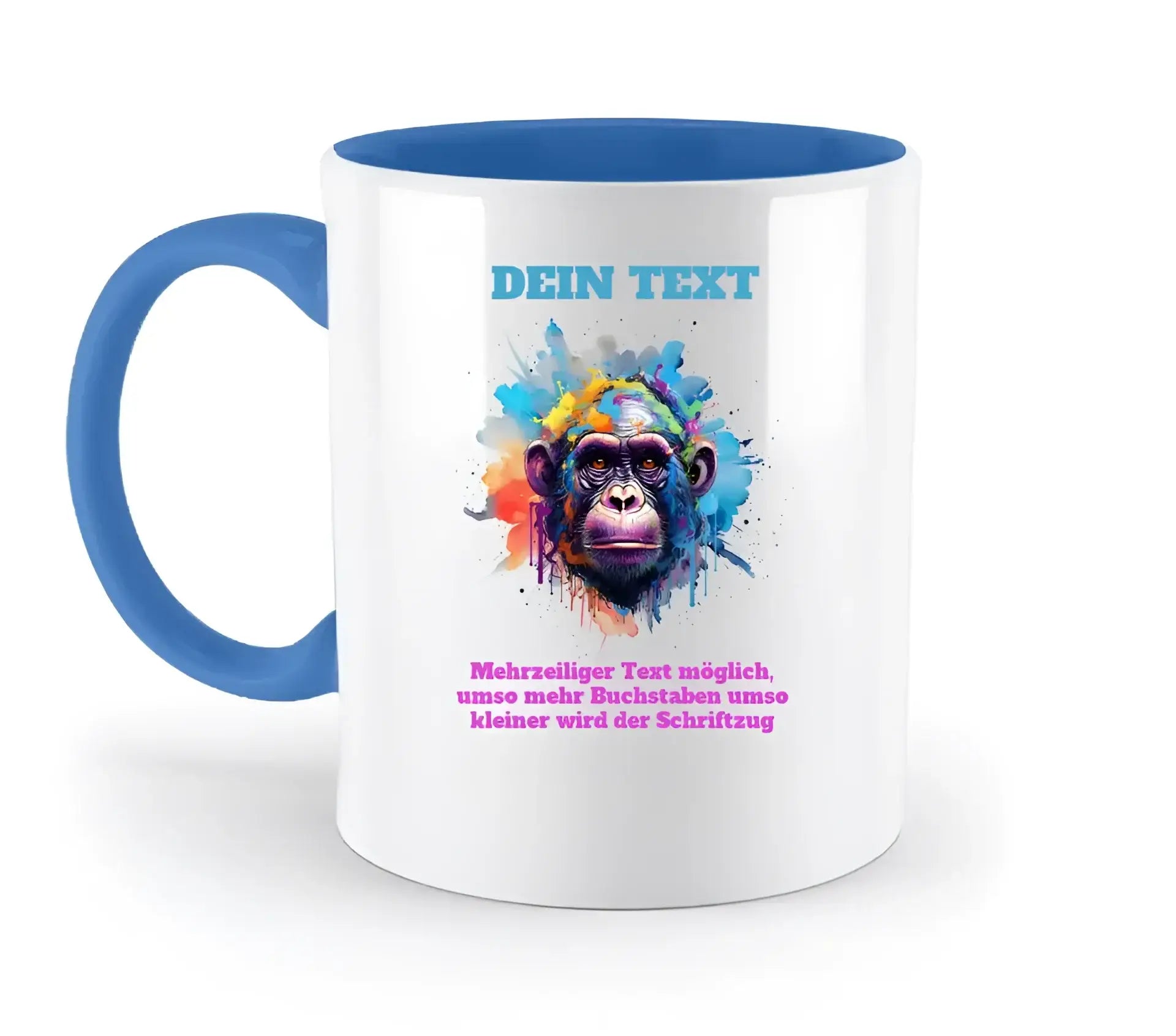 MIX-IT-DESIGNER Motivauswahl • zweifarbige Tasse • personalisiert