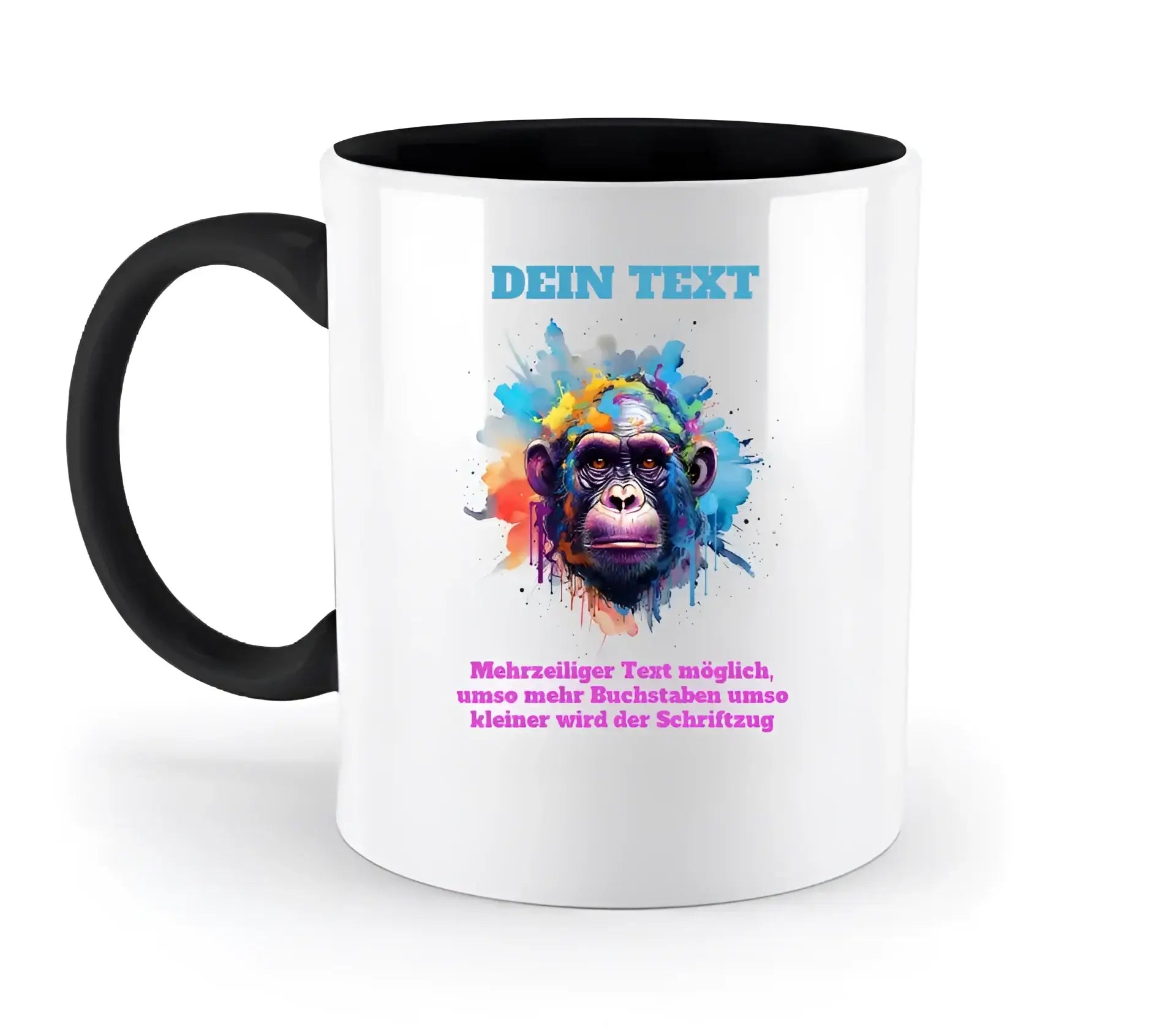 MIX-IT-DESIGNER Motivauswahl • zweifarbige Tasse • personalisiert