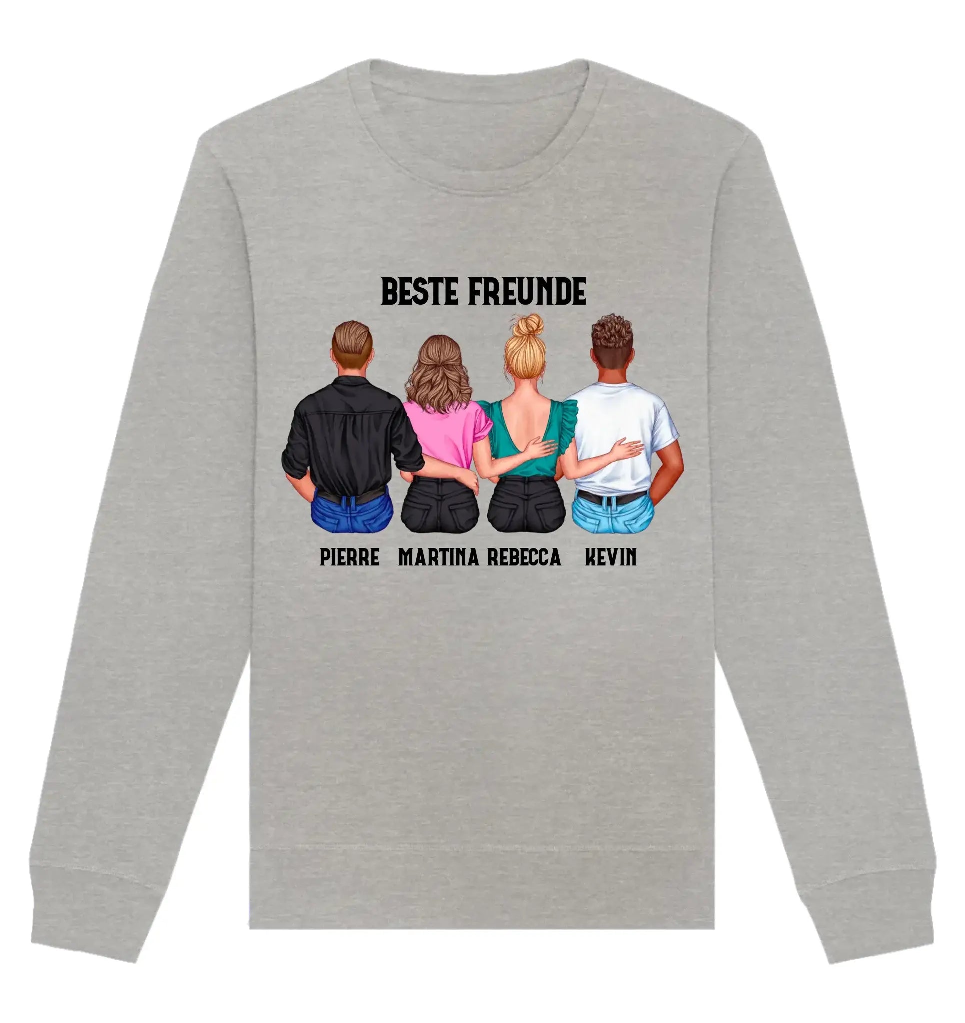 HalloGeschenk.de front-organic-basic-unisex-sweatshirt-c2c1c0-1116x