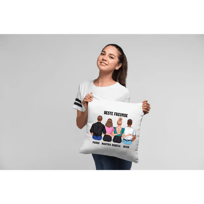 MIX Paare / Freunde • diverse Kombinationen mit Wunschtext • personalisierbar • Kissen 40x40 cm