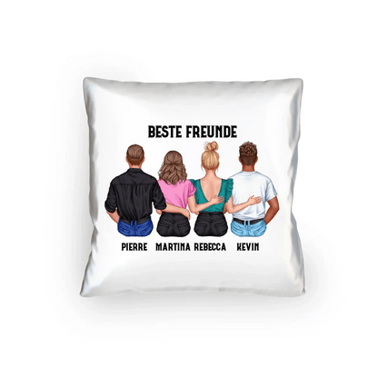 MIX Paare / Freunde • diverse Kombinationen mit Wunschtext • personalisierbar • Kissen 40x40 cm