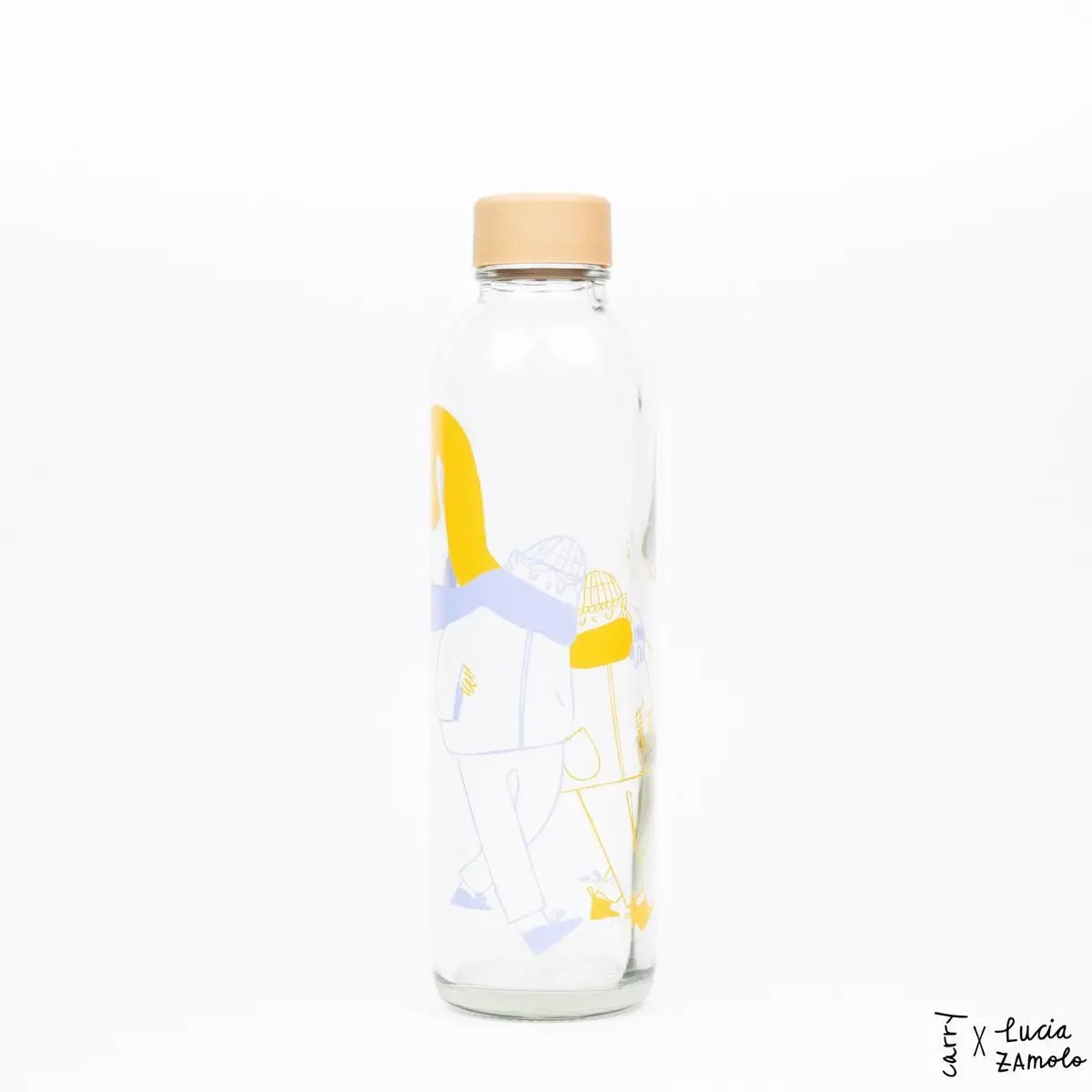 MORE AMORE BLUE 0,7 l Glasflasche