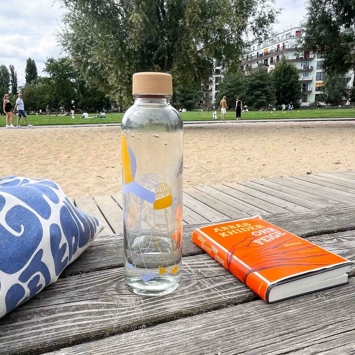 MORE AMORE BLUE 0,7 l Glasflasche