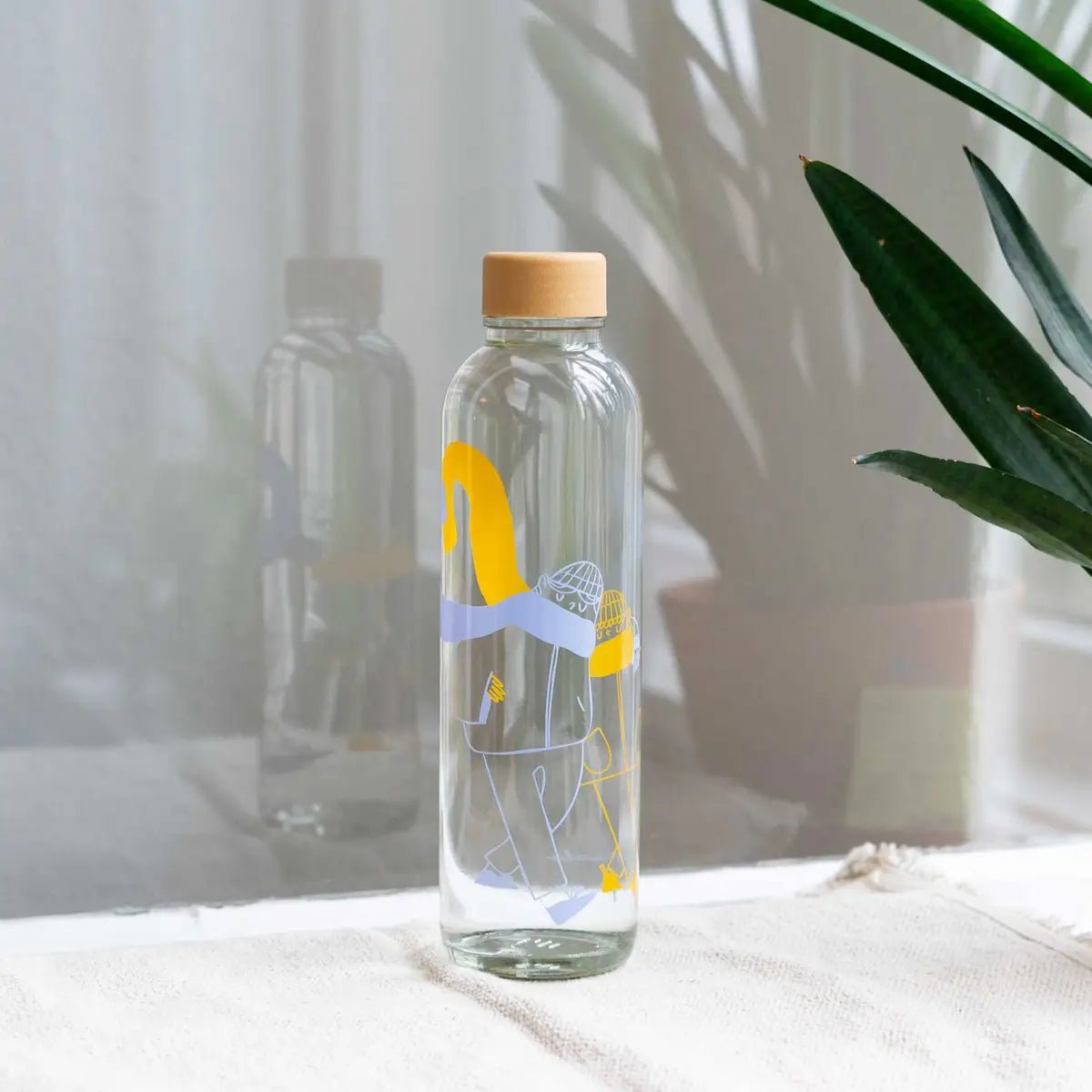 MORE AMORE BLUE 0,7 l Glasflasche