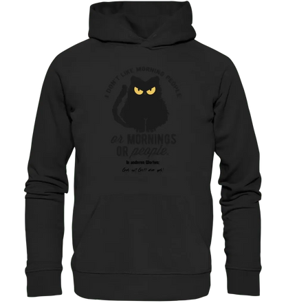 MORNING PEOPLE CAT • Katze • Unisex Premium Hoodie XS-5XL aus Bio-Baumwolle für Damen & Herren • Exklusivdesign • personalisiert