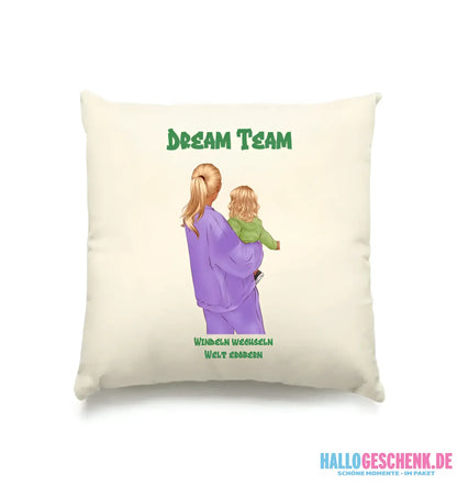 Mutter & Baby Designer, personalisierbar: Kissen 40x40 cm
