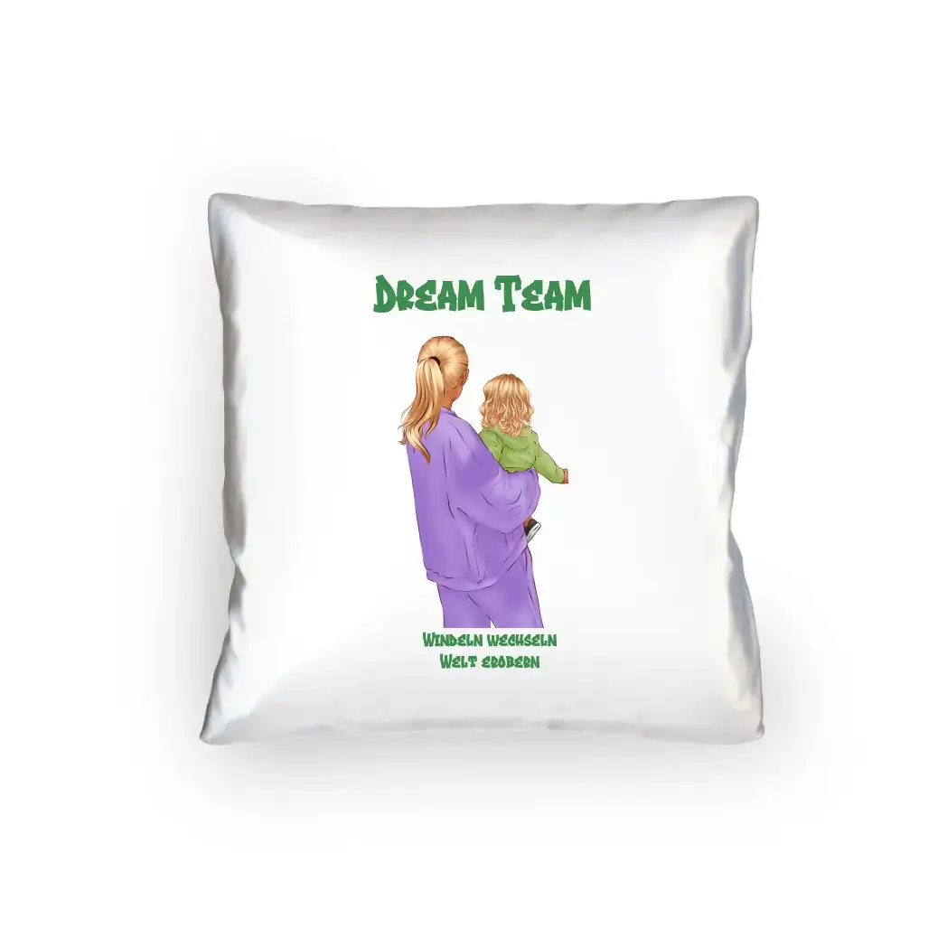 Mutter & Baby Designer, personalisierbar: Kissen 40x40 cm