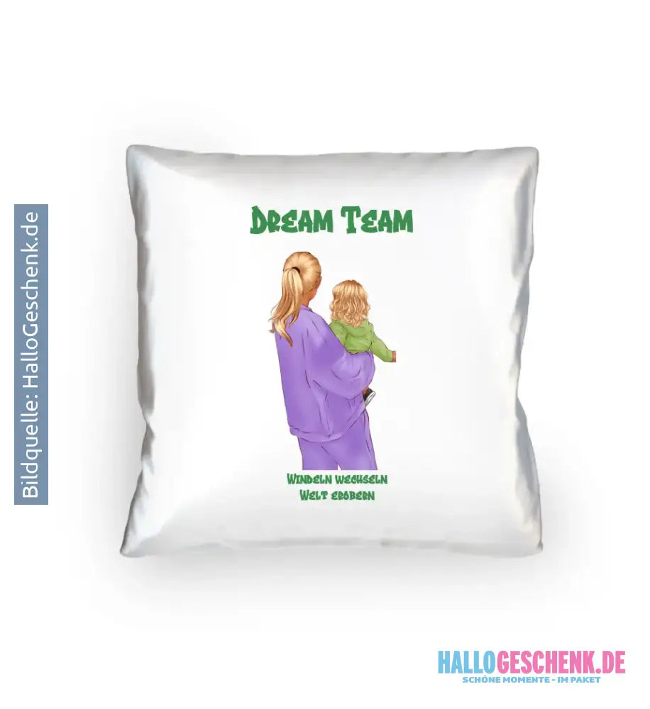 Mutter & Baby Designer, personalisierbar: Kissen 40x40 cm