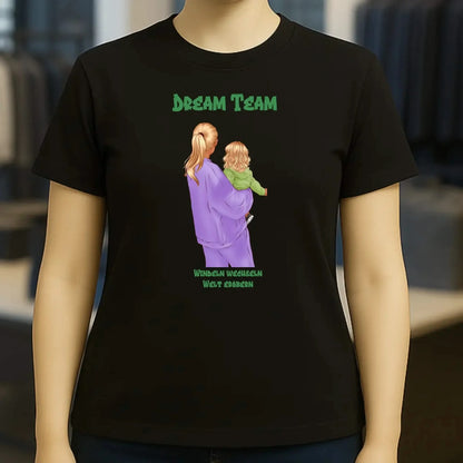 Mutter & Baby Designer personalisierbar - Ladies Premium T-Shirt XS-2XL aus Bio-Baumwolle für Damen